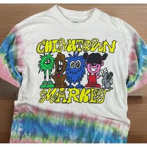 Chinatown Market T-Shirt Graphic Tee Tie Dye My Squad Short Sleeve Men Sz L